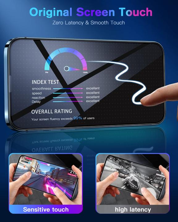 Produktbild PhoneLook Vollständig schützendes Glas mit automatischem Montagesystem gegen Blasen und Staub 3D (1 Stück, Apple iPhone 12 Pro Max)