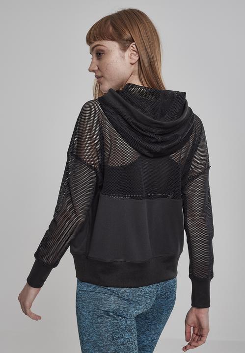 Immagine prodotto Urban Classics Felpa da donna con cappuccio a rete (S)
