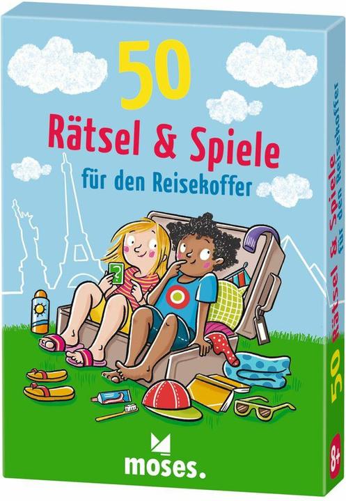 Actual product image 50 puzzles & games for the suitcase (German)
