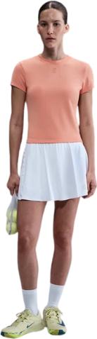 Actual product image Nike Court Advantage Dri-Fit Short-Sleeve Tennis Top Apricot Agate Woman (XS)