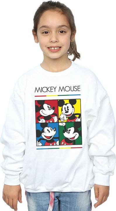Immagine prodotto Disney Mickey Mouse Square Colour Felpa Ragazze (152, 158)