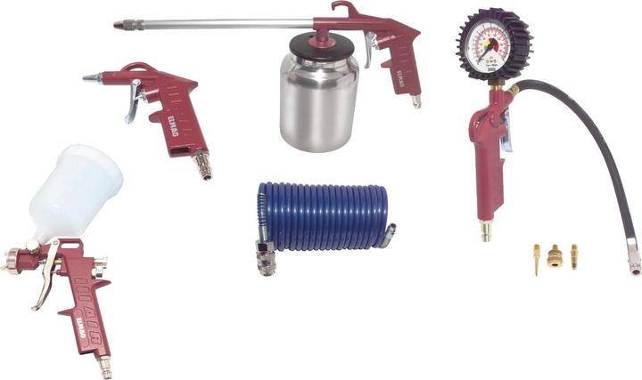Actual product image Elmag Compressed air accessory set Profi Air 8 pcs