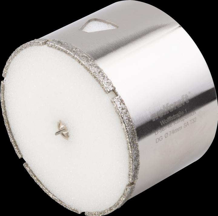 wolfcraft Scie cloche diamantée Céramique Ø 74mm (74 millimètres)