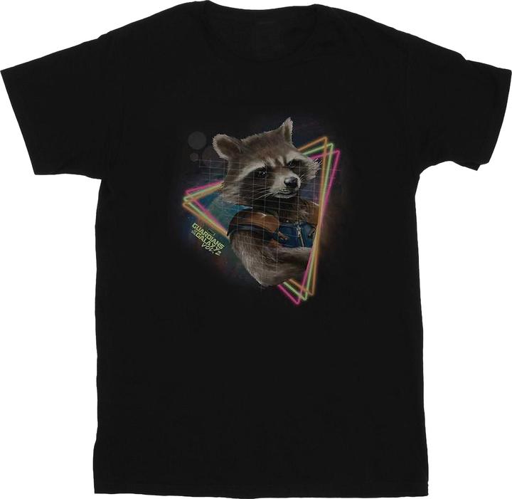 Guardians of the Galaxy Rocket Raccoon Neon TShirt Jungen (116)