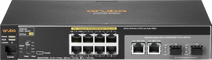 Actual product image HPE ProCurve 2530-8G-PoE+ Switch