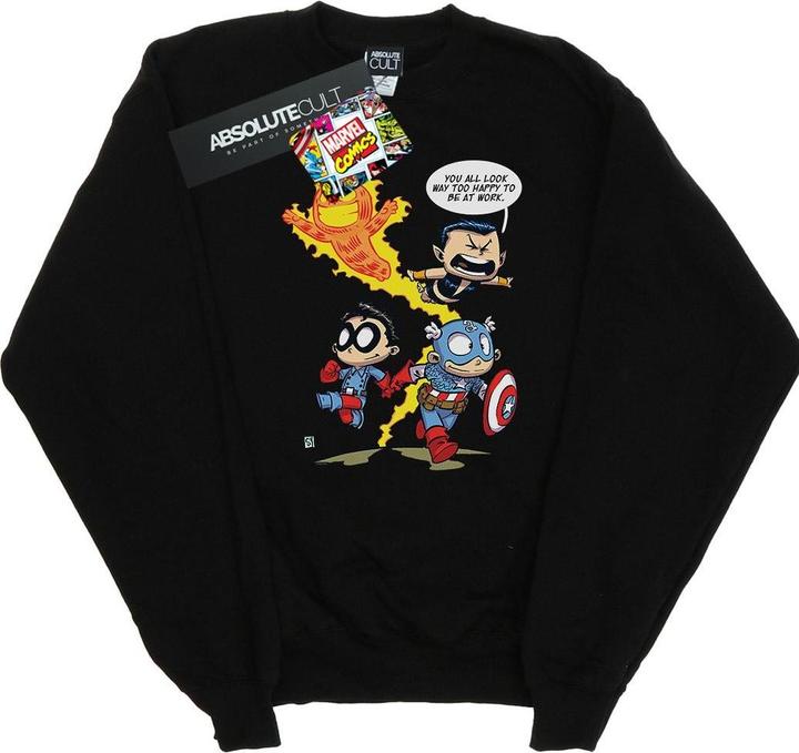 Image du produit - Sweat AVENGERS INVADERS CARTOON - Homme (M)