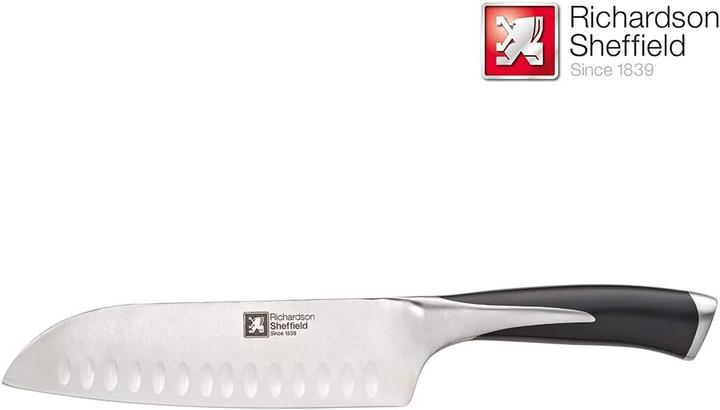 Produktbild Richardson Sheffield KYU Santokumesser 7", schwarz (17.50 cm)