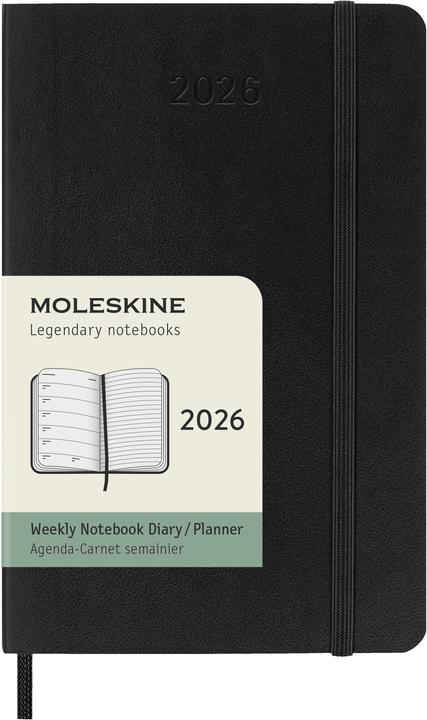 Moleskine Taschenagenda Weekly (A6, English)