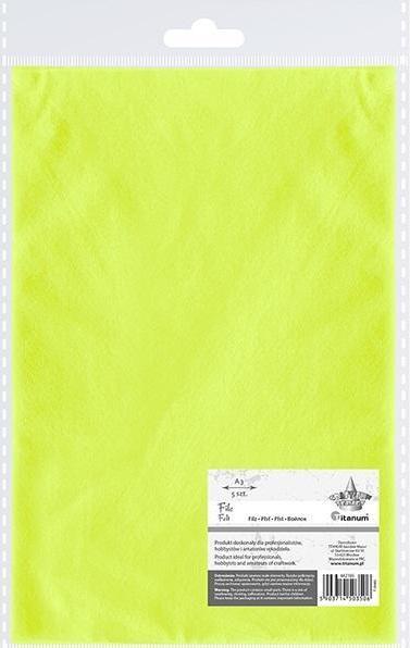 Produktbild Titanum Filz A3 Limette 5 Stk