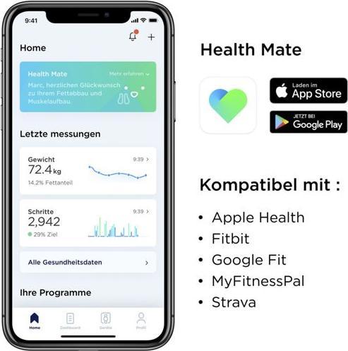 Produktbild Withings Body+ (180 kg)