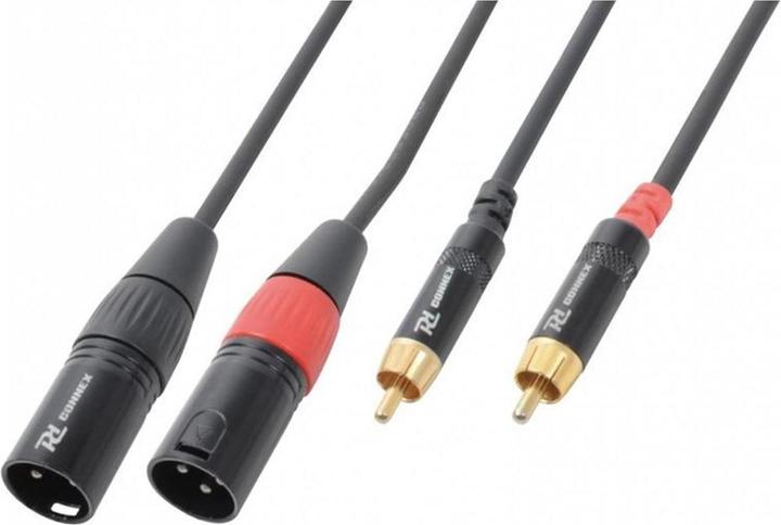 Image du produit PD Connex Câble audio CX66-6 jack 6.3mm, femelle - cinch 6 m (6 m, RCA)