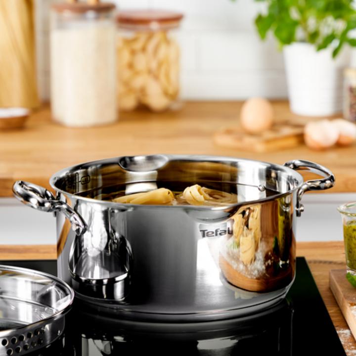 Image du produit Tefal Duetto+ (24 cm, Casserole, Acier inoxydable)