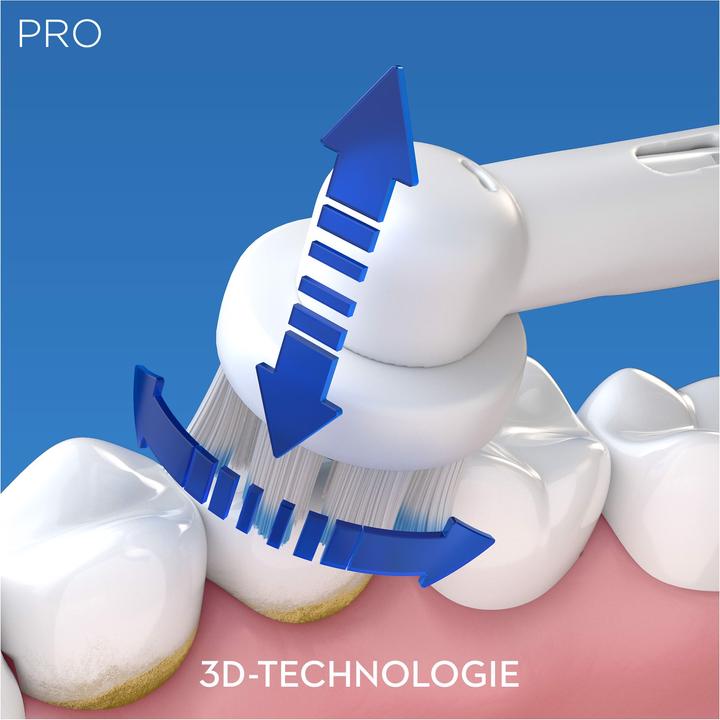 Image du produit Oral-B Pro 1 - 750- Brosse à dents électrique + étui de voyage en prime (Brosse à dents oscillo-rotative)
