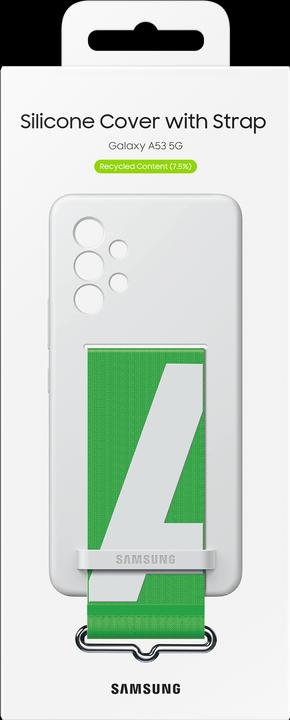 Actual product image Samsung Silicone cover with loop (Samsung Galaxy A53 5G)