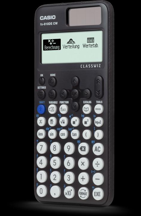 Actual product image Casio FX-810DE CW (Batteries)