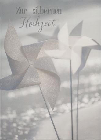 Card Moments Congratulations Card For Silver Wedding! (1 pcs.)