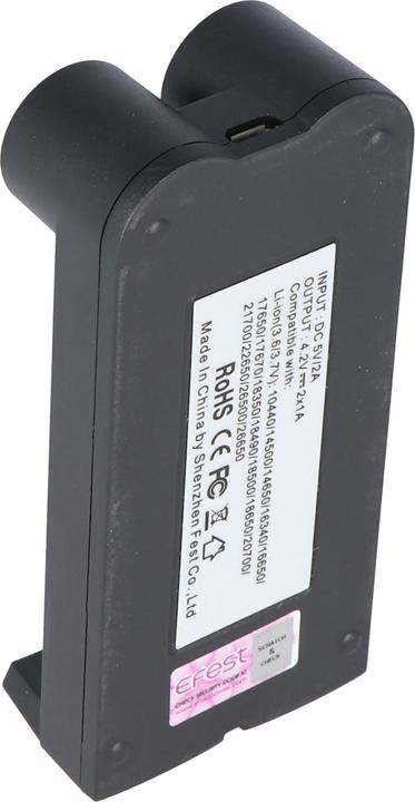 Actual product image Efest SLIM K2 2-bay Li-Ion battery charger (1 pcs., Battery + charger)
