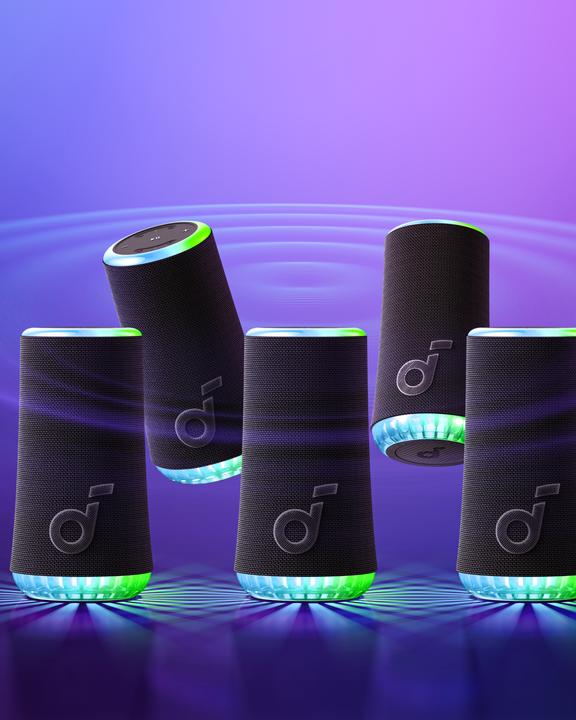 Produktbild soundcore Głośnik Glow Czarny (18 h, Stromversorgung über USB)