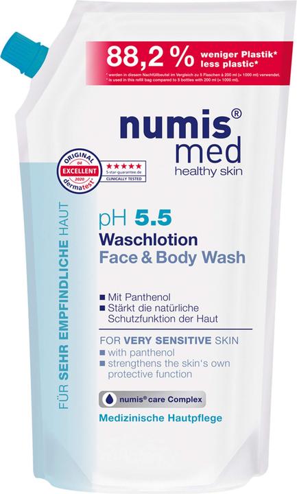 Produktbild Numis Med ph 5.5 Waschlotion Nachfüllbeutel (1000 ml)