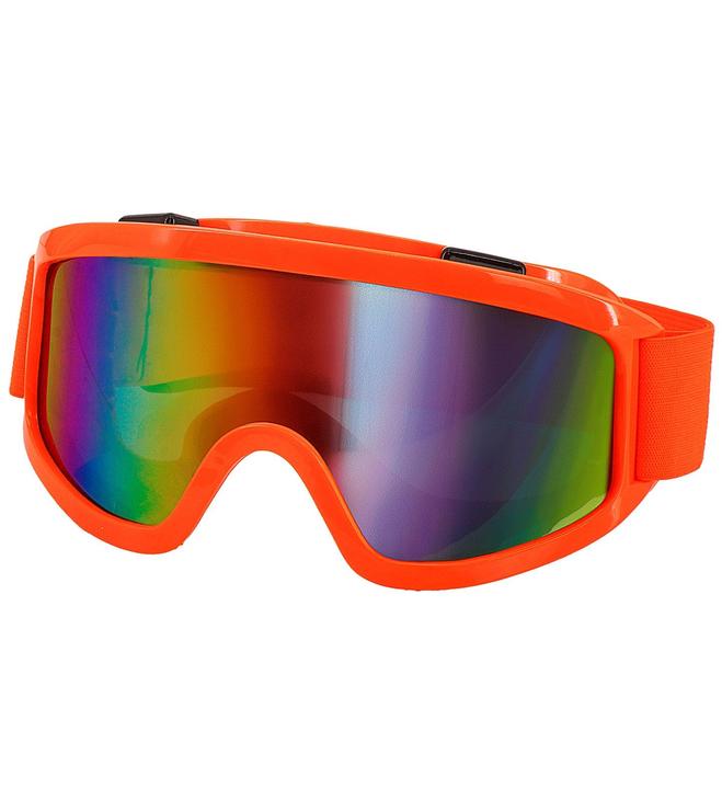 Image du produit Widmann Lunettes de ski néon orange années 80