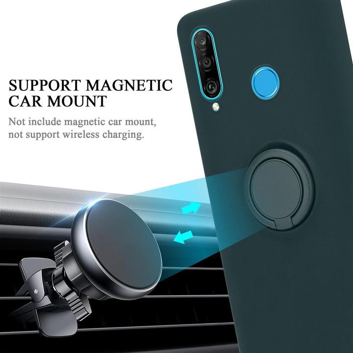 Image du produit Cadorabo TPU Liquid Ring Silicone Case Cover (Huawei P30 Lite)