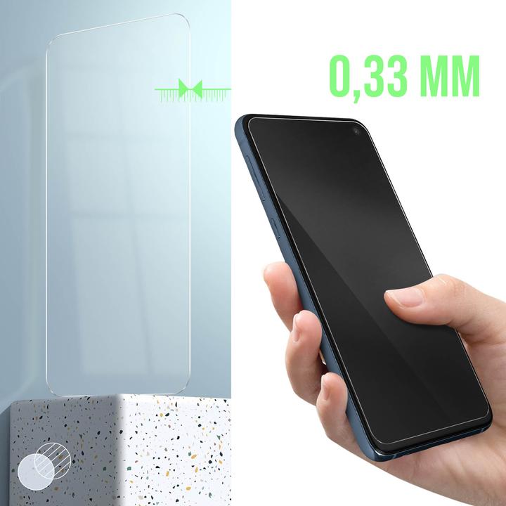 Image du produit Avizar Film clair comme du cristal, protection d'écran en verre (1 pièce(s), Samsung Galaxy S10e)
