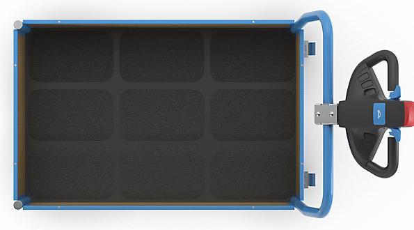 Produktbild eurokraft pro Plattformwagen mit Elektroantrieb (500 kg)