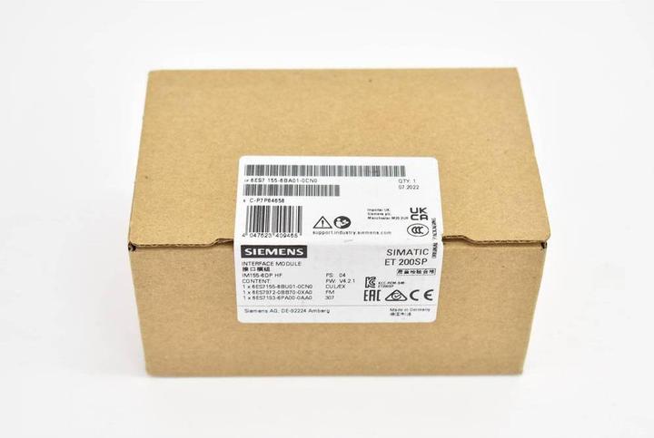 Produktbild Siemens SIMATIC ET 200SP, Bundle PROFIBUS IM, IM155-6DP HF, max. 32 Peripheriemodule 6ES7155-6BA01-0CN0