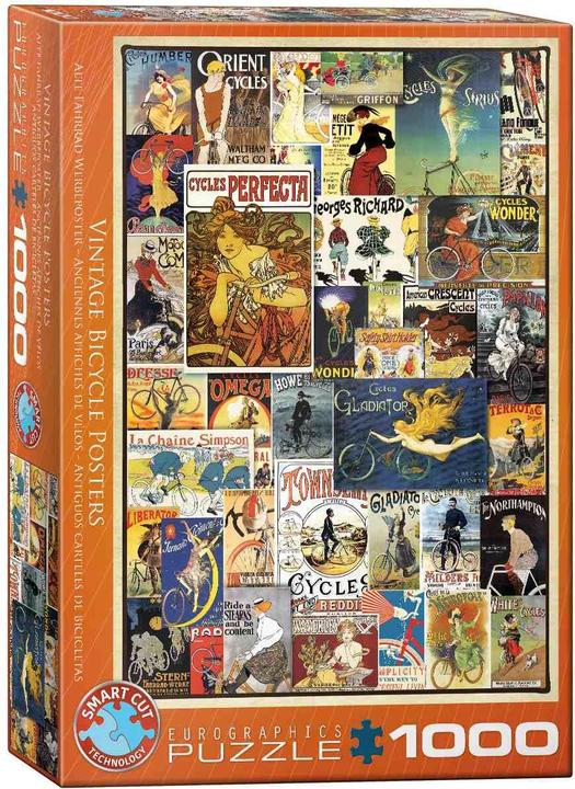 Image du produit Eurographics Poster de vélo antique (1000 pièces)