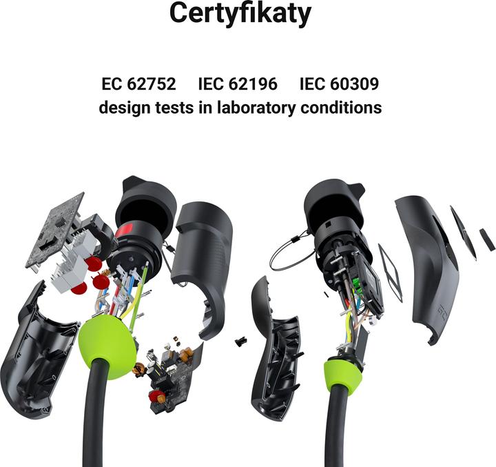 Actual product image GreenCell Habu (Type 2, 11 kW, 16 A, CEE 16)