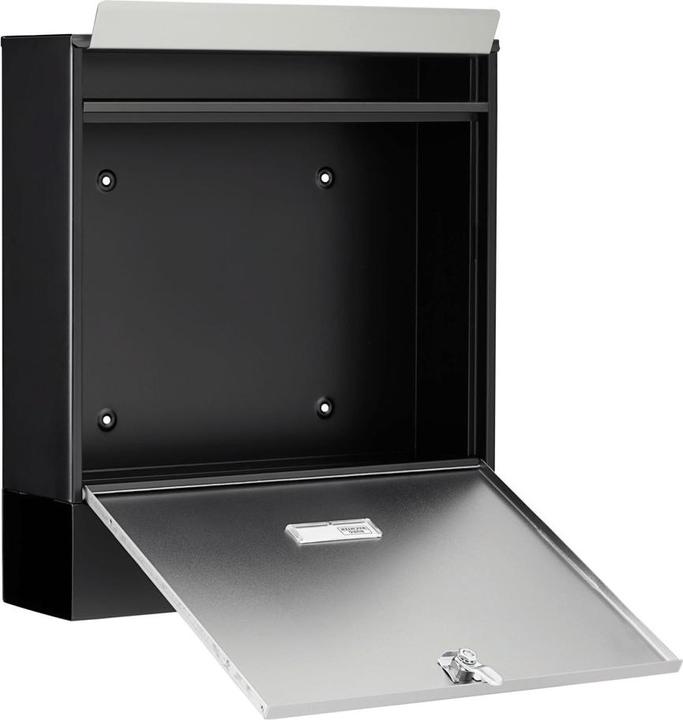 Produktbild Burg Wächter Briefkästen Oxford 6877 black&steel