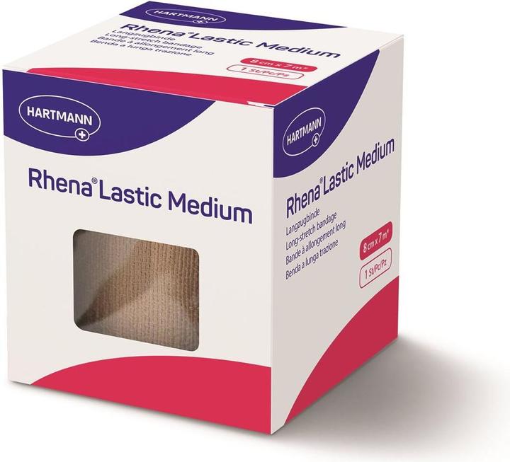 Actual product image Rhena Lastic Medium 8cmx7m hautfarbig