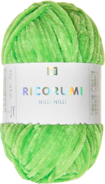 Actual product image Rico Design Wool Ricorumi Nilli Nilli neon green (65 m)