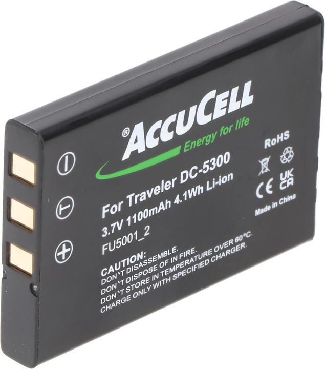 Image du produit AccuCell Batterie Aiptek Pocket DV T 200 Batterie 4809000015 (Batterie)