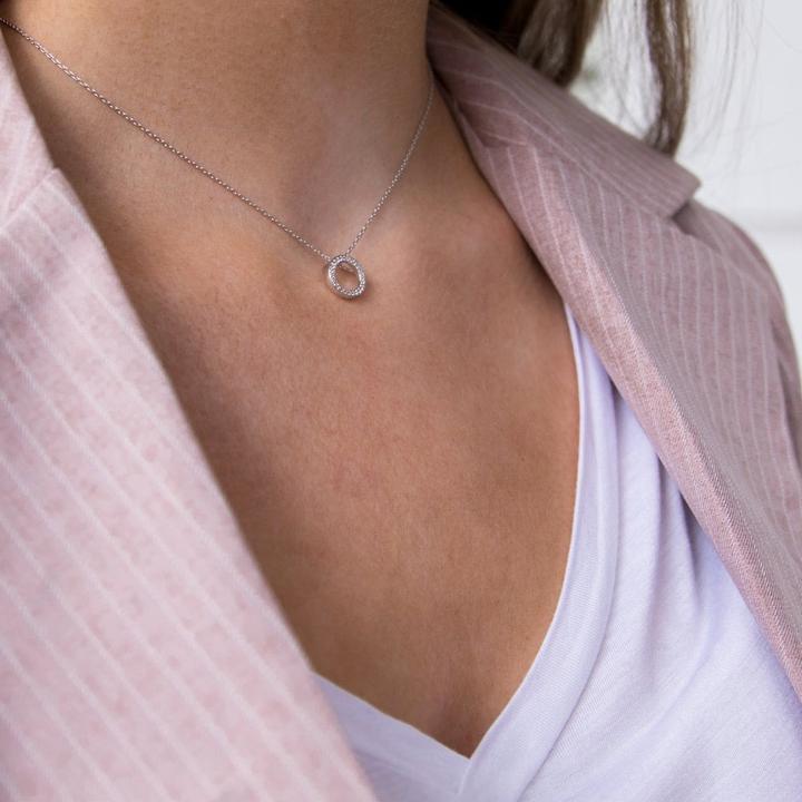 Actual product image Hot Diamonds Striking necklace (Silver 925, 49 cm)