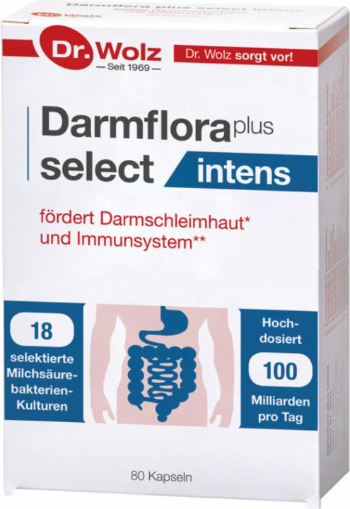 Produktbild Dr. Wolz Darmflora plus select intens (80 Stück, Kapseln, 72 g)