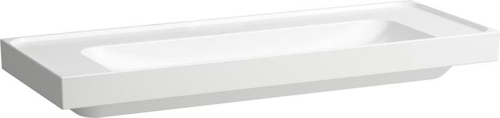 Produktbild Laufen Meda Waschtisch, unterbaufähig, 1200x460mm, Ablage beidseitig, ohne Hahnloch, ohne Überlauf (1270 mm, 240 mm)