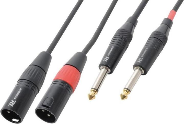 Immagine prodotto PD Connex CX64-1 XLR 3 poli, maschio - jack 6,3mm, maschio 1,5 m (1.50 m, XLR, Jack 6,3 mm)