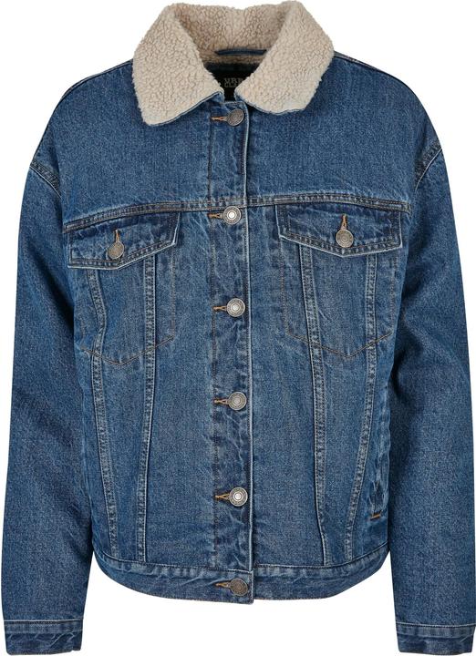 Immagine prodotto Urban Classics Giacca in denim Sherpa oversize da donna (3XL)