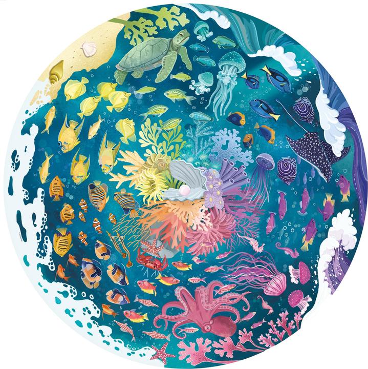 Immagine prodotto Ravensburger Puzzle a cerchi colorati - Oceano (500 pezzi)