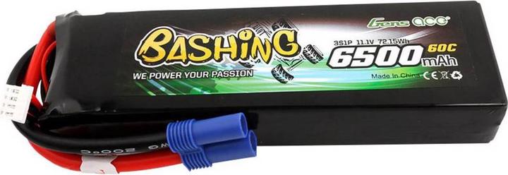 Image du produit Gens Ace Modélisme Pack d'accus (LiPo) 11.1 V 6500 mAh Nombre d'éléments : 3 60 C Softcase EC5 (11.10 V, 6500 mAh)