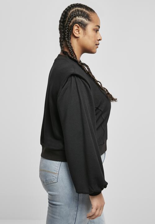 Image du produit Urban Classics Ladies Padded Shoulder Modal Terry Crewneck (XXL)