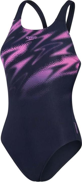 Speedo Hyper Boom Placement Badeanzug Halboffener Rücken