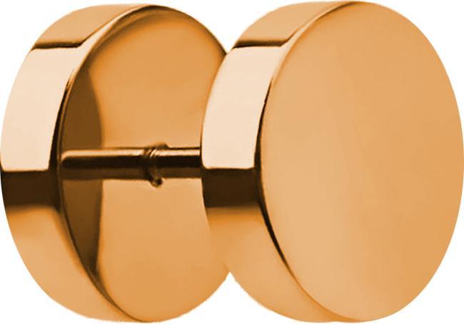 Actual product image Star Piercing Fake Plug rose gold (Surgical steel 316L)