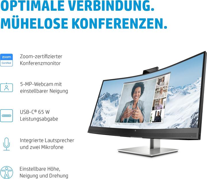 Produktbild HP E34m G4 (3440 x 1440 Pixel, 34")