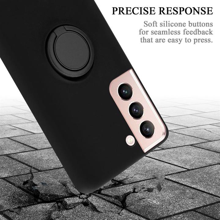 Productafbeelding Cadorabo TPU Vloeibare Ring Silicone Hoesje (Samsung Galaxy S21 5G)