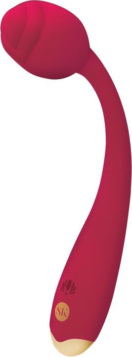 Actual product image Secret Kisses Rosegasm Long Stem Vibrating Rose Vibrator Red One Size
