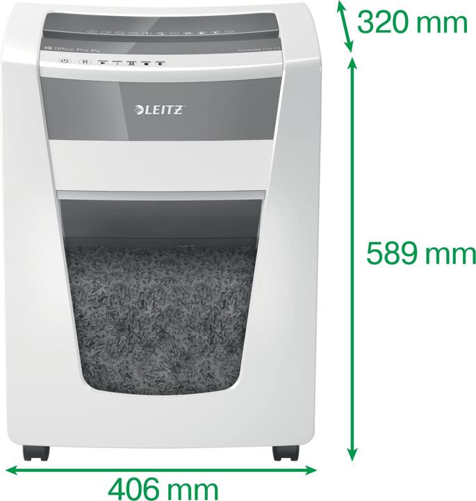 Actual product image Leitz Shredder IQ Office Pro P4 Particle cut 30 (Particle cut)