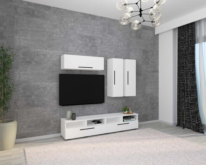 Image du produit VCM TV Lowboard Armoire de télévision Meuble de rangement Salon Meuble annexe Arila XL (190 x 40 x 200 cm)