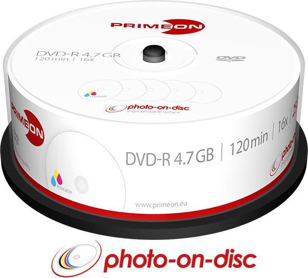 Image du produit Primeon DVD-R broche de 25 (25 x)